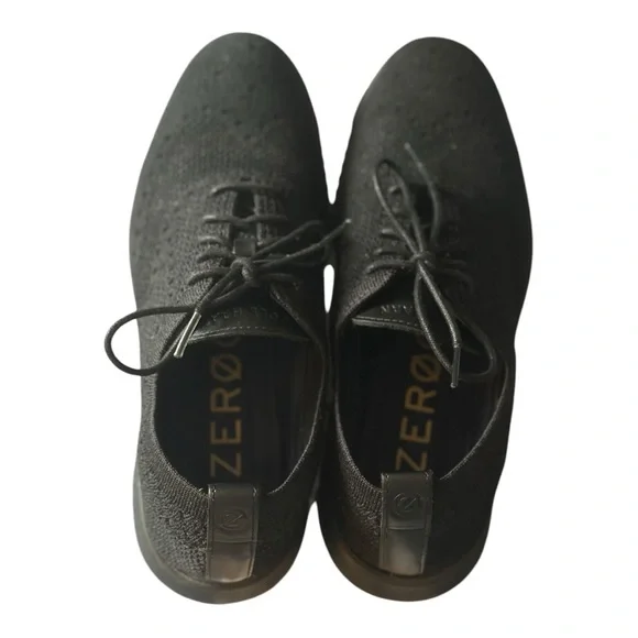 Cole Haan Zerogrand Stitchlite Black Oxford Wingtip Shoes Size 10 - Picture 4 of 10